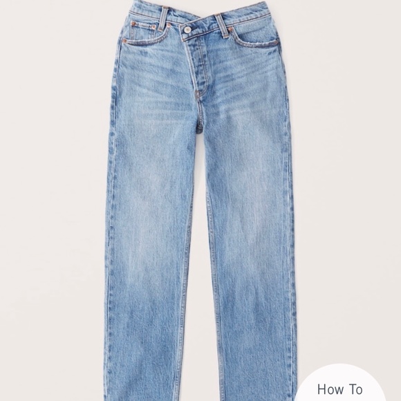 High rise Dad Jeans cross over - Picture 1 of 1